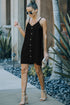 Buttoned Slip Dress